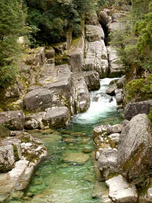 荒川の流れ