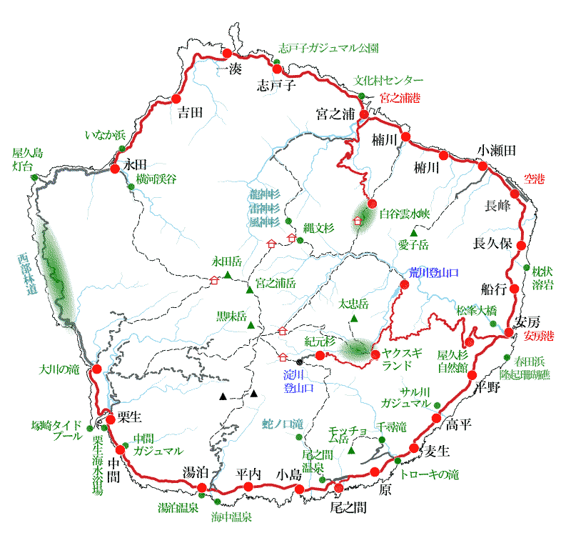 屋久島全体図