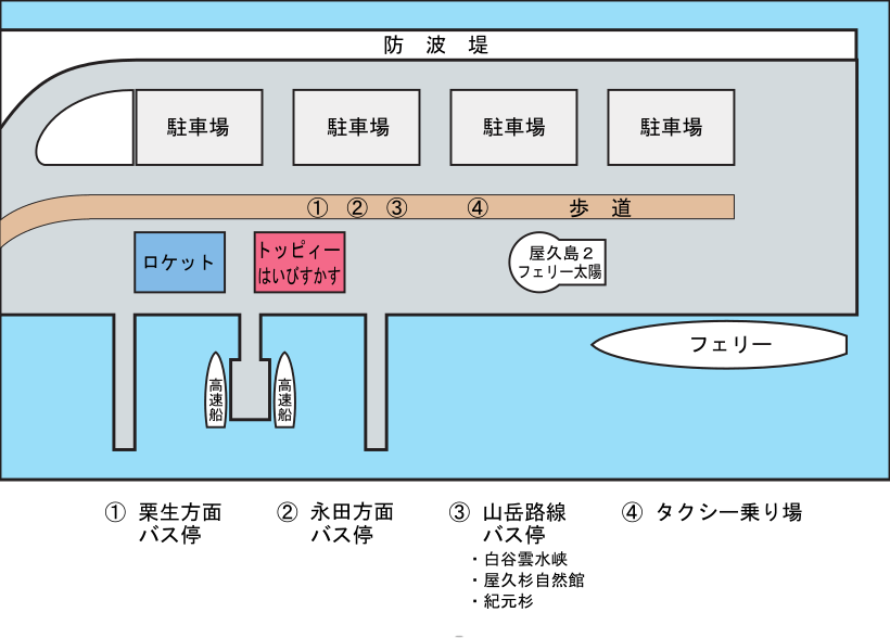 宮之浦港見取り図