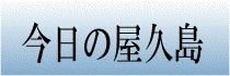 今日の屋久島